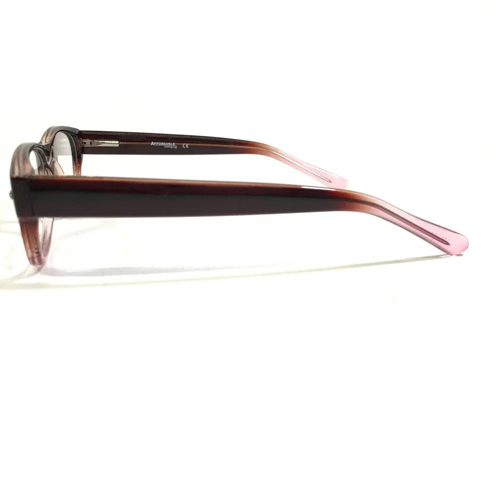 Affordable Designs Eyeglasses Frames BROOKLYN BROWN ROSE Rectangular 51-18-140
